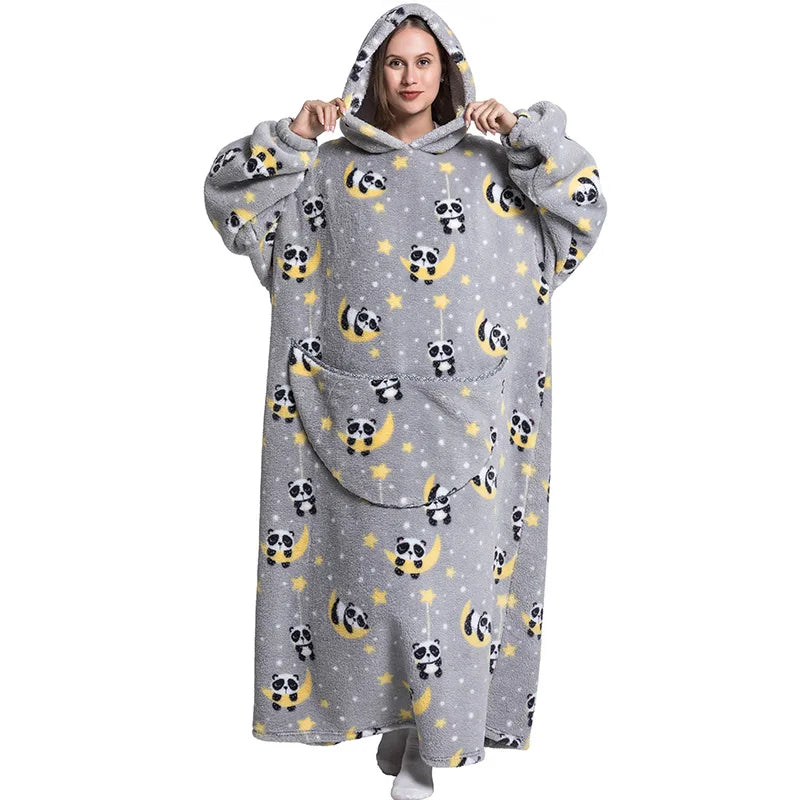 CloudBlanket™ Oversized Wearable Blanket Hoodie
