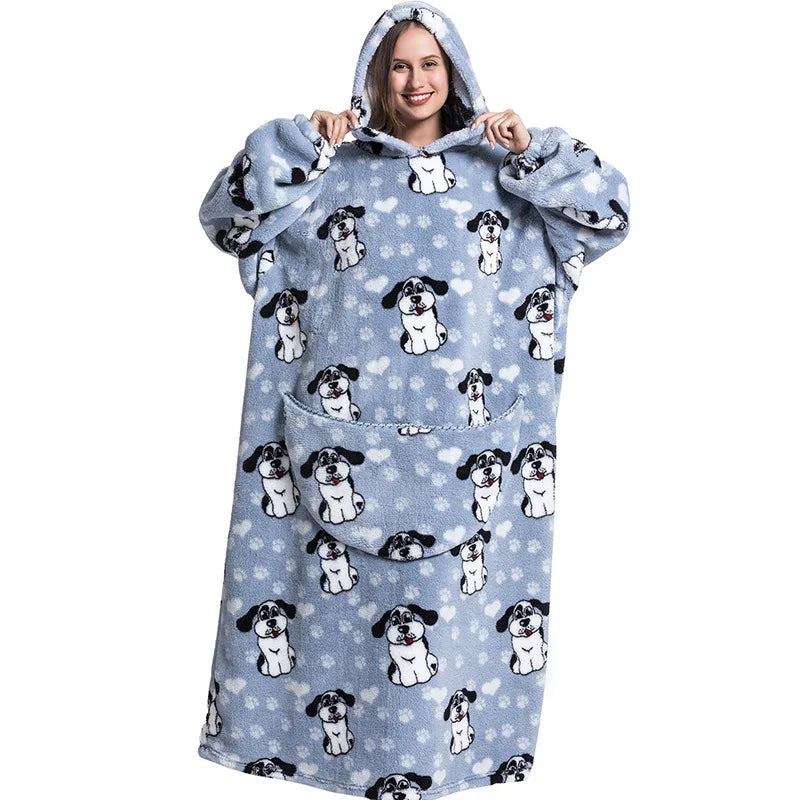 CloudBlanket™ Oversized Wearable Blanket Hoodie