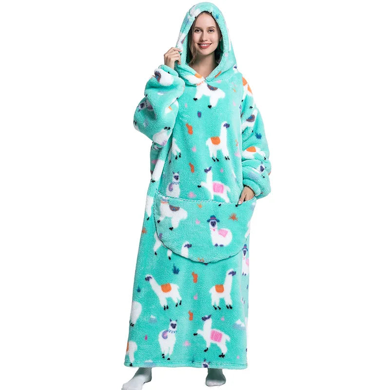 CloudBlanket™ Oversized Wearable Blanket Hoodie