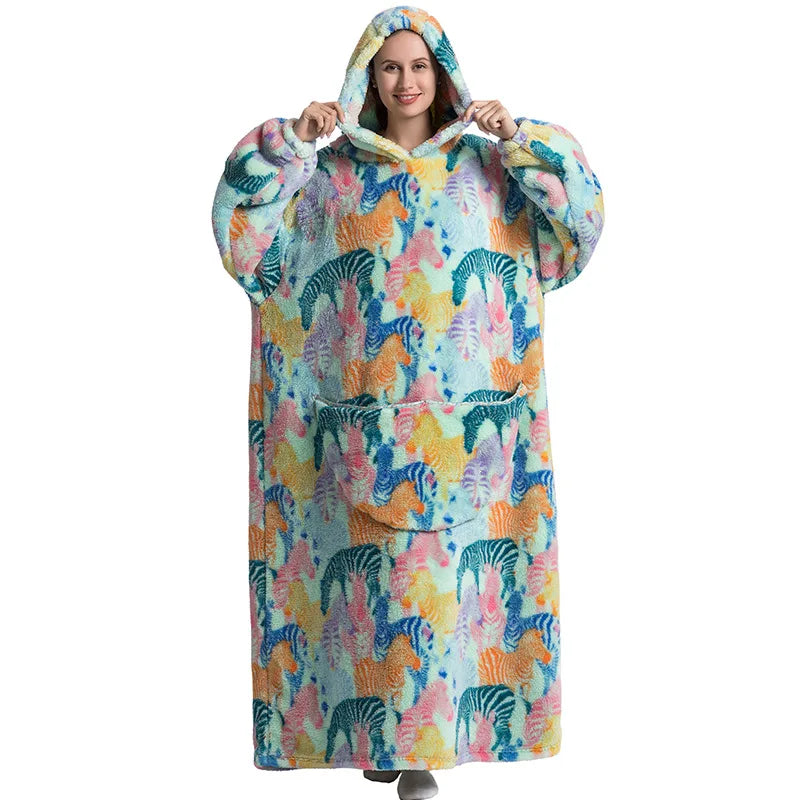 CloudBlanket™ Oversized Wearable Blanket Hoodie