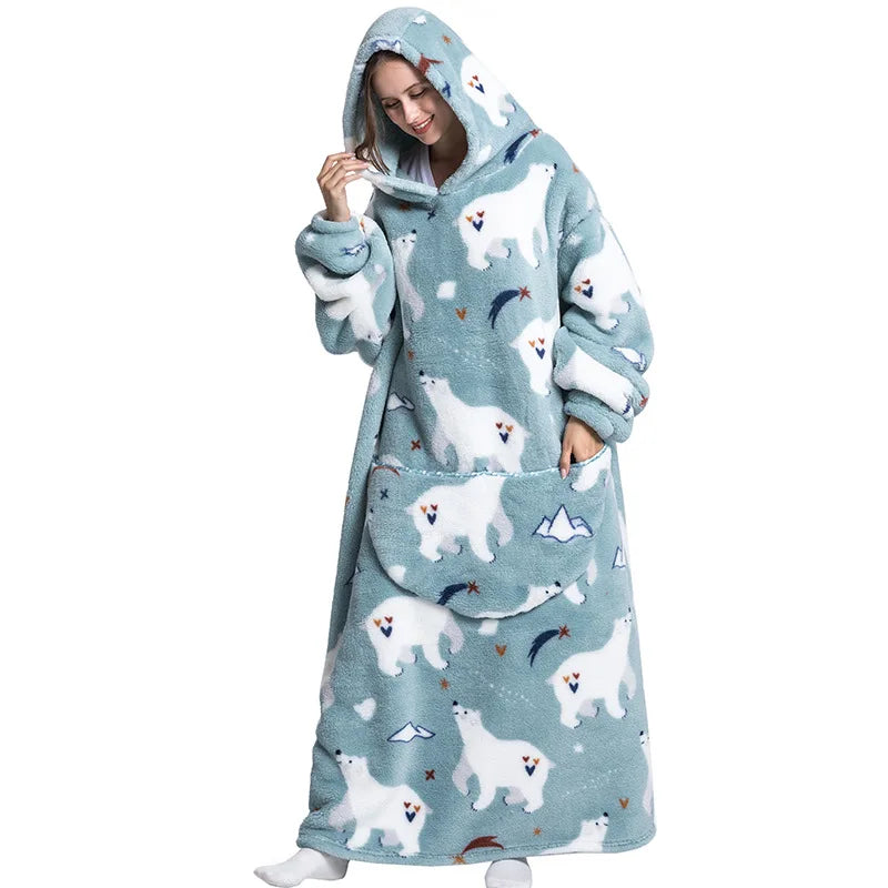 CloudBlanket™ Oversized Wearable Blanket Hoodie